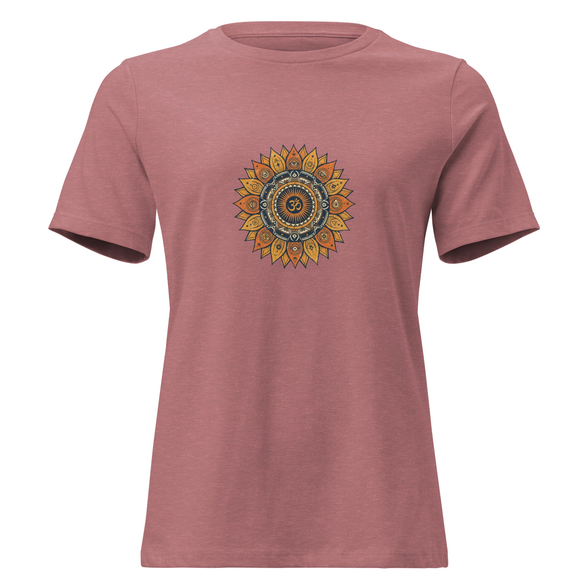 Om Mandala tee front and back | Domani Exchange