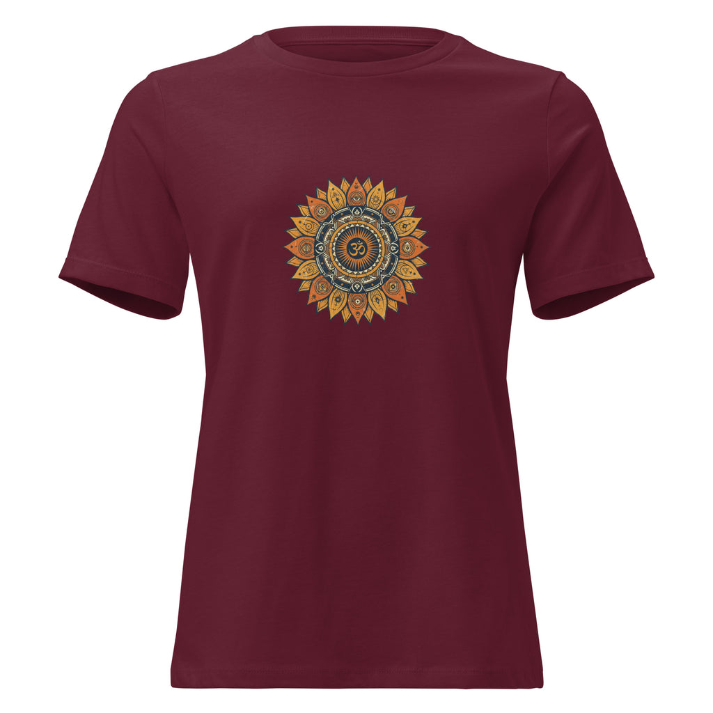 Om Mandala tee — spiritual mandala for quiet souls | Domani Exchange