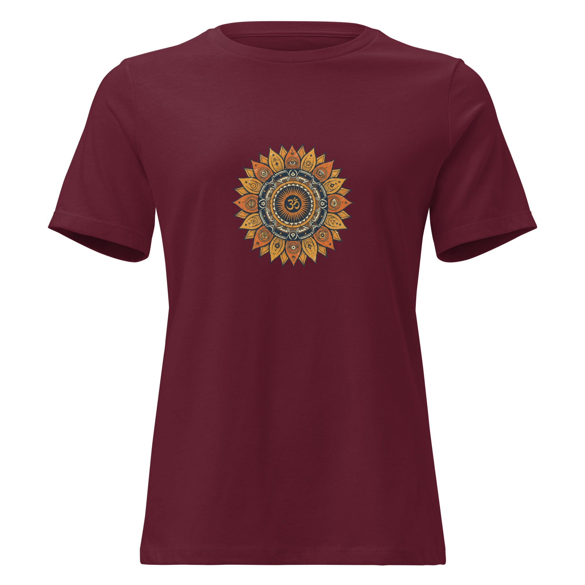 Om Mandala tee — spiritual mandala for quiet souls | Domani Exchange